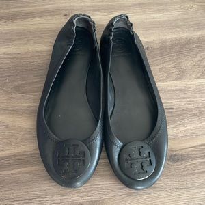 Tory Burch Black Flats, Size 7